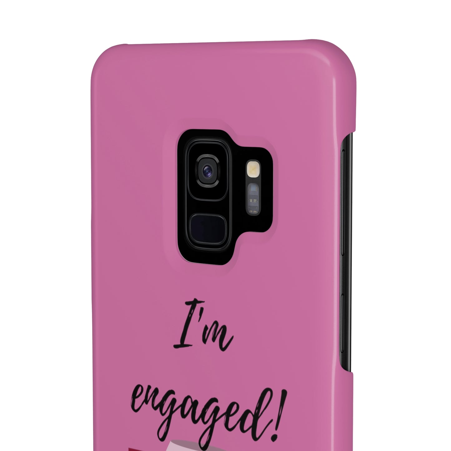 Slim Phone Cases, Case-Mate, I'm Engaged to Wine - Light Pink