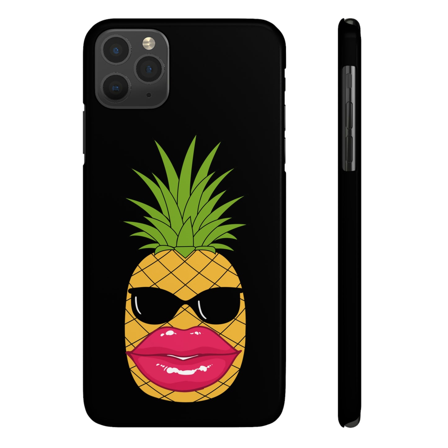 Slim Phone Cases, Case-Mate, Bougie Pineapple - Black
