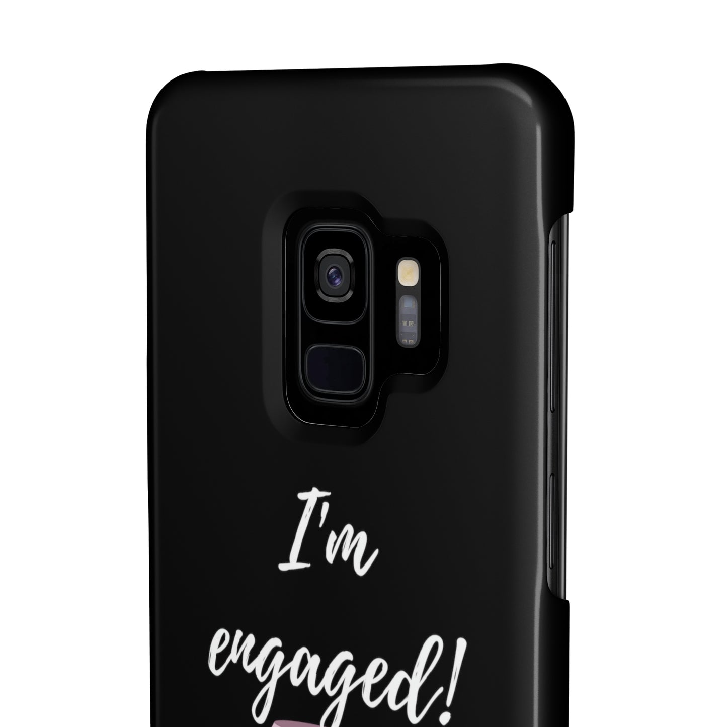 Slim Phone Cases, Case-Mate, I'm Engaged to Wine - Black