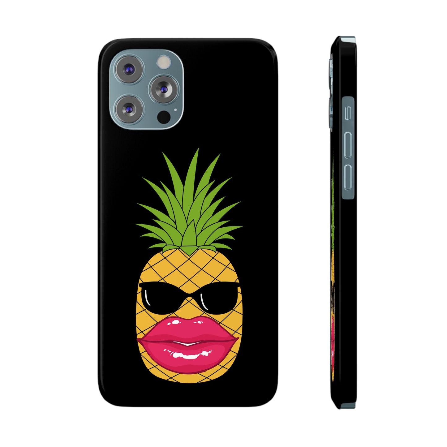 Slim Phone Cases, Case-Mate, Bougie Pineapple - Black