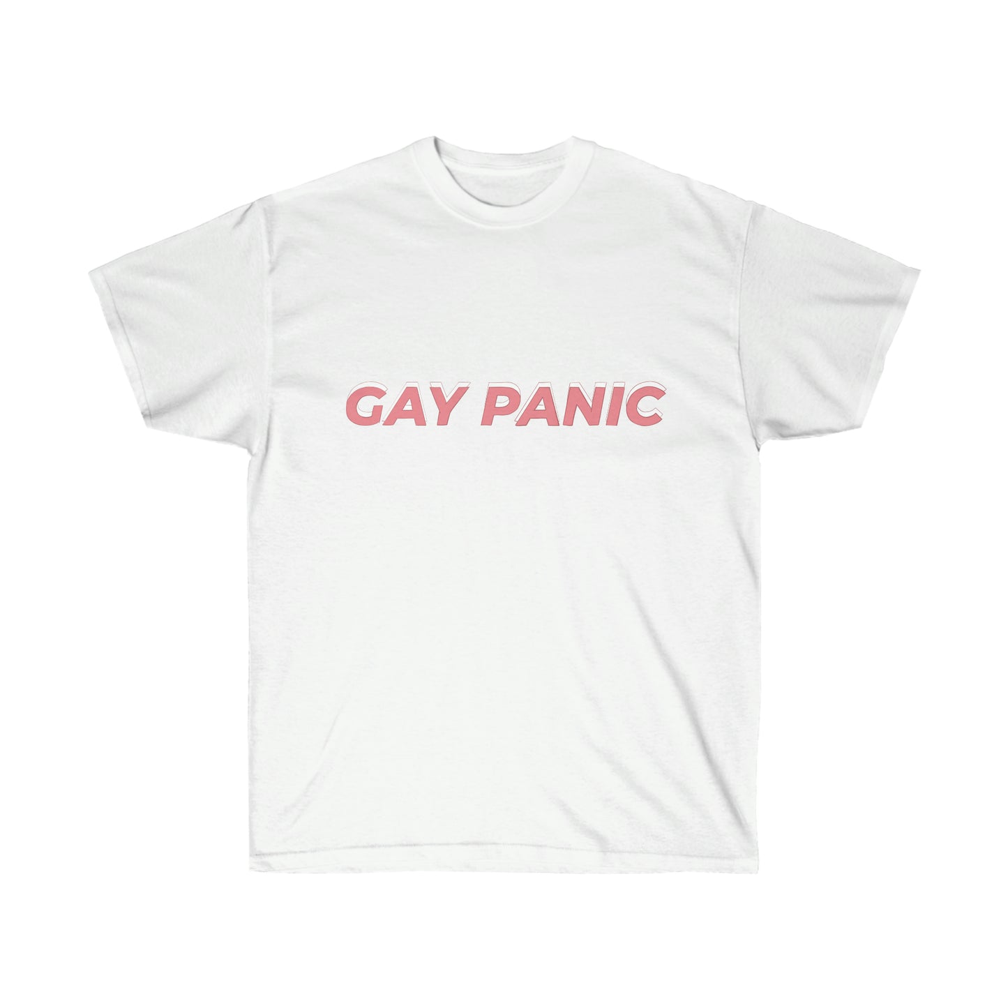 Unisex Ultra Cotton Tee Gay Panic Light