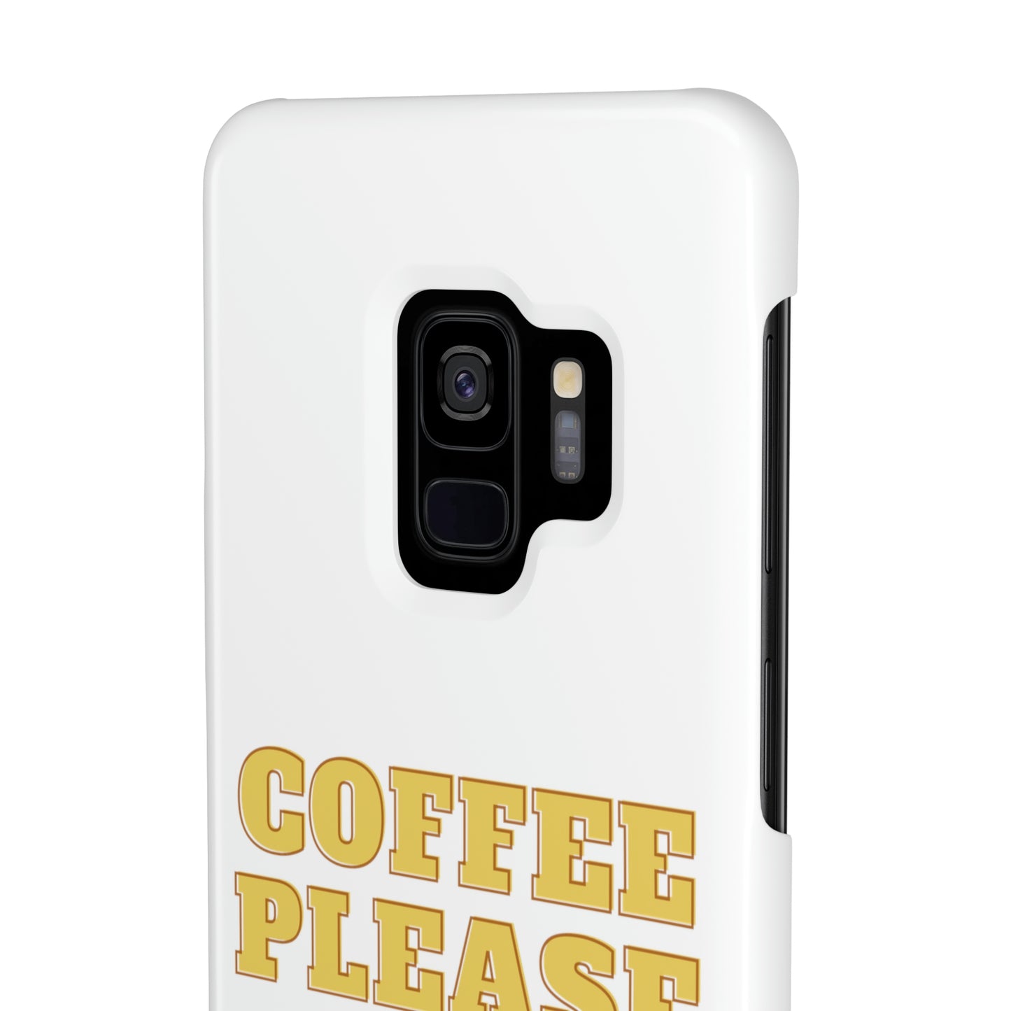 Slim Phone Cases, Case-Mate - Coffee, Please, White