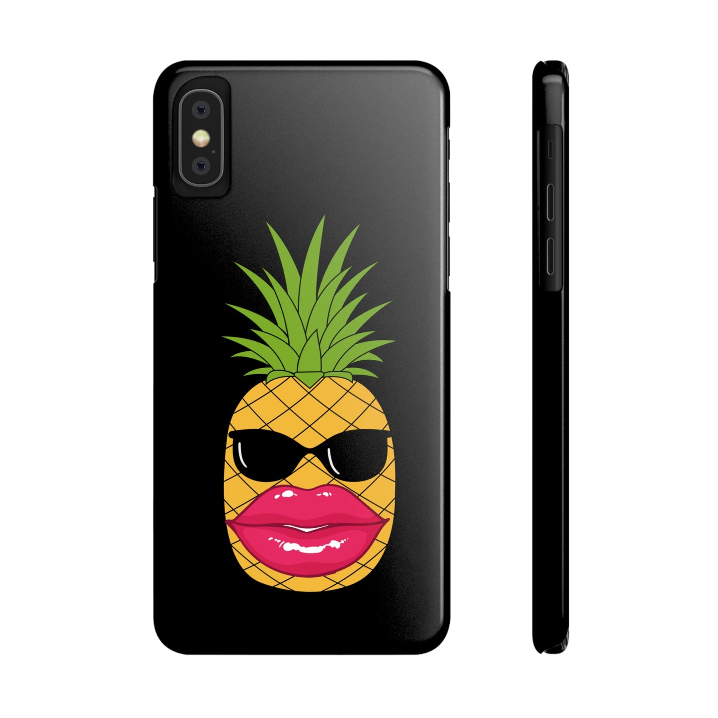 Slim Phone Cases, Case-Mate, Bougie Pineapple - Black