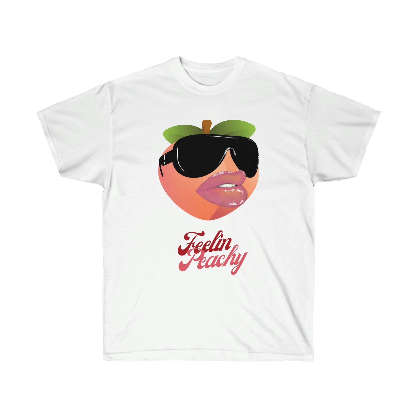 Copy of Unisex Ultra Cotton Tee, Feeling Peachy