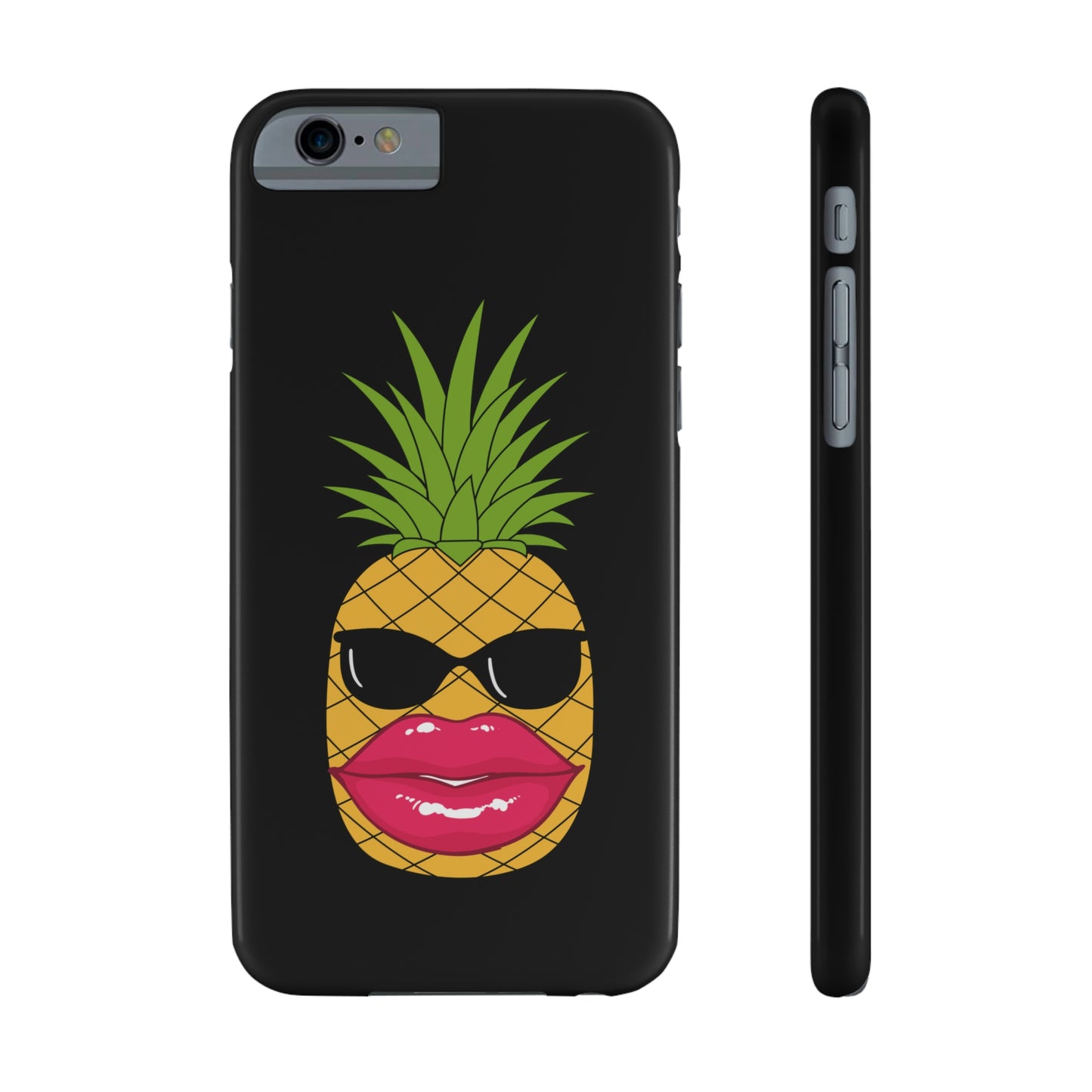Slim Phone Cases, Case-Mate, Bougie Pineapple - Black