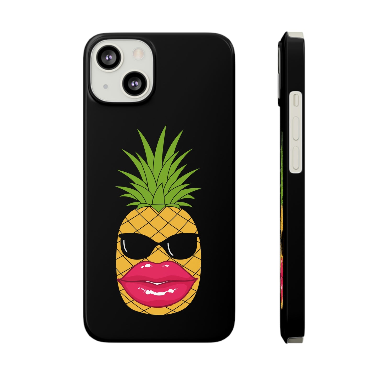 Slim Phone Cases, Case-Mate, Bougie Pineapple - Black