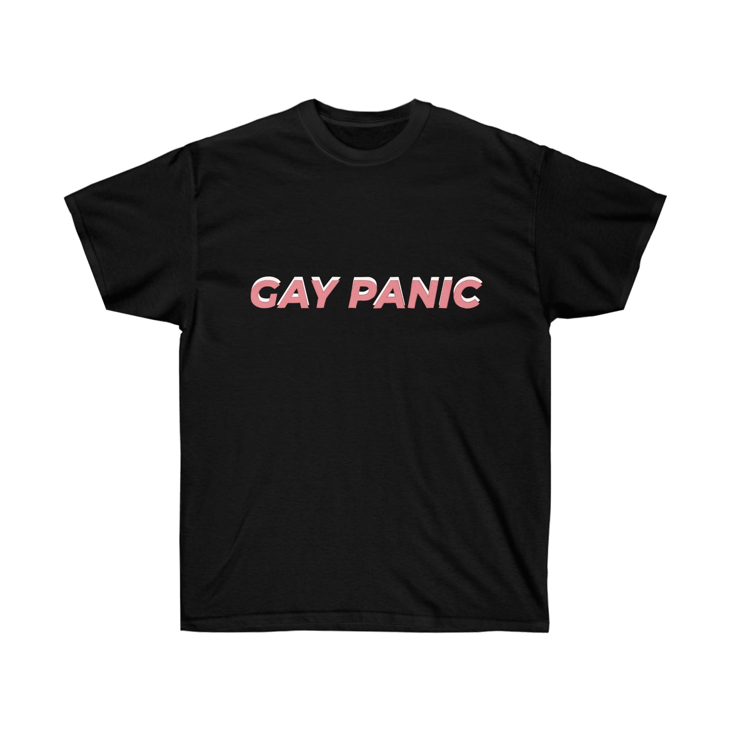 Unisex Ultra Cotton Tee Gay Panic Light