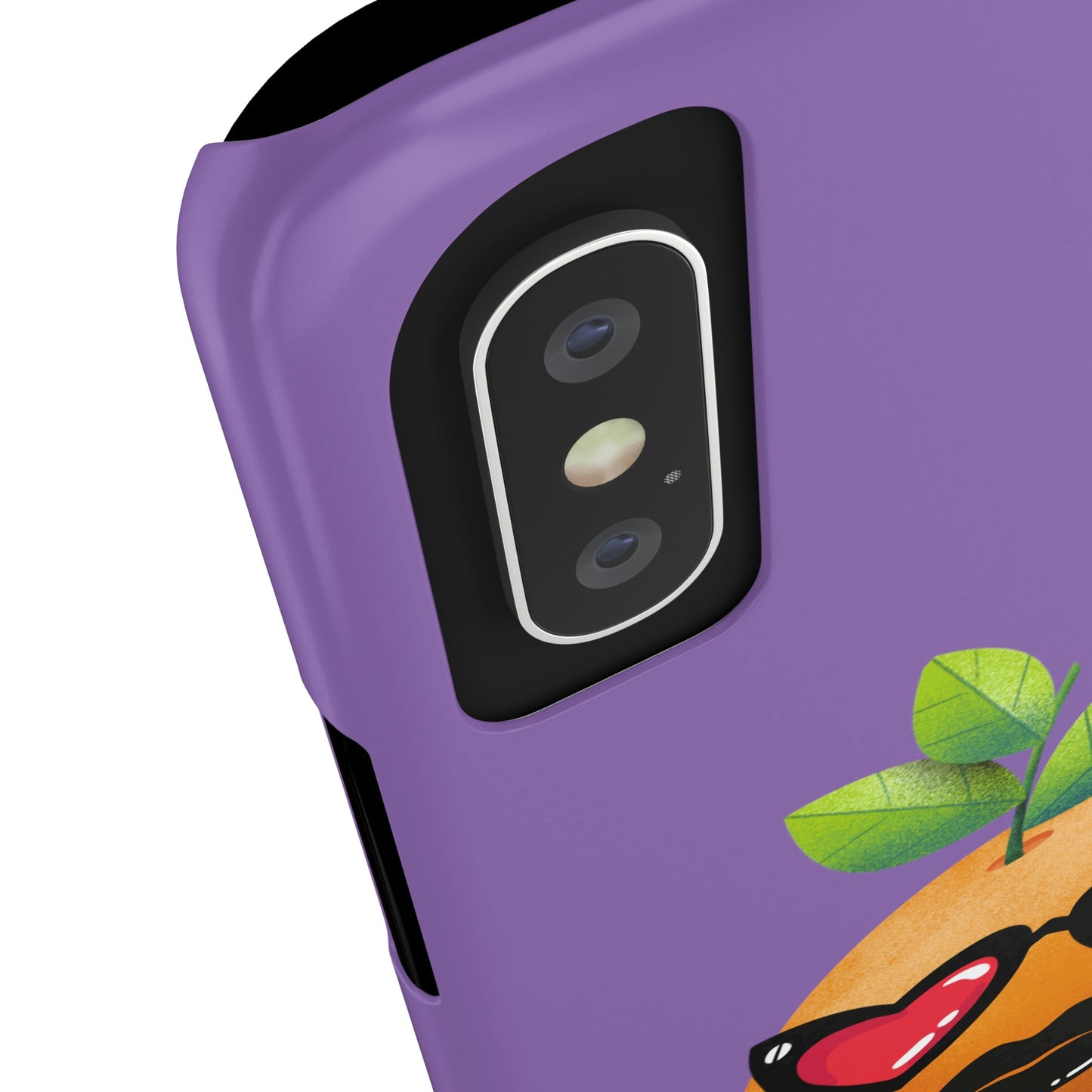 Slim Phone Cases, Case-Mate, Orange you Glad to See Me - Light Purple
