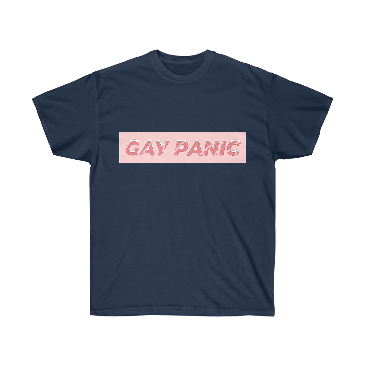Unisex Ultra Cotton Tee Gay Panic Stripes