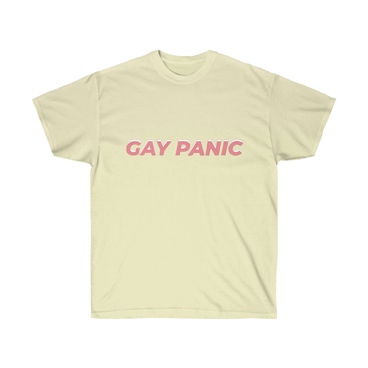 Unisex Ultra Cotton Tee Gay Panic Light