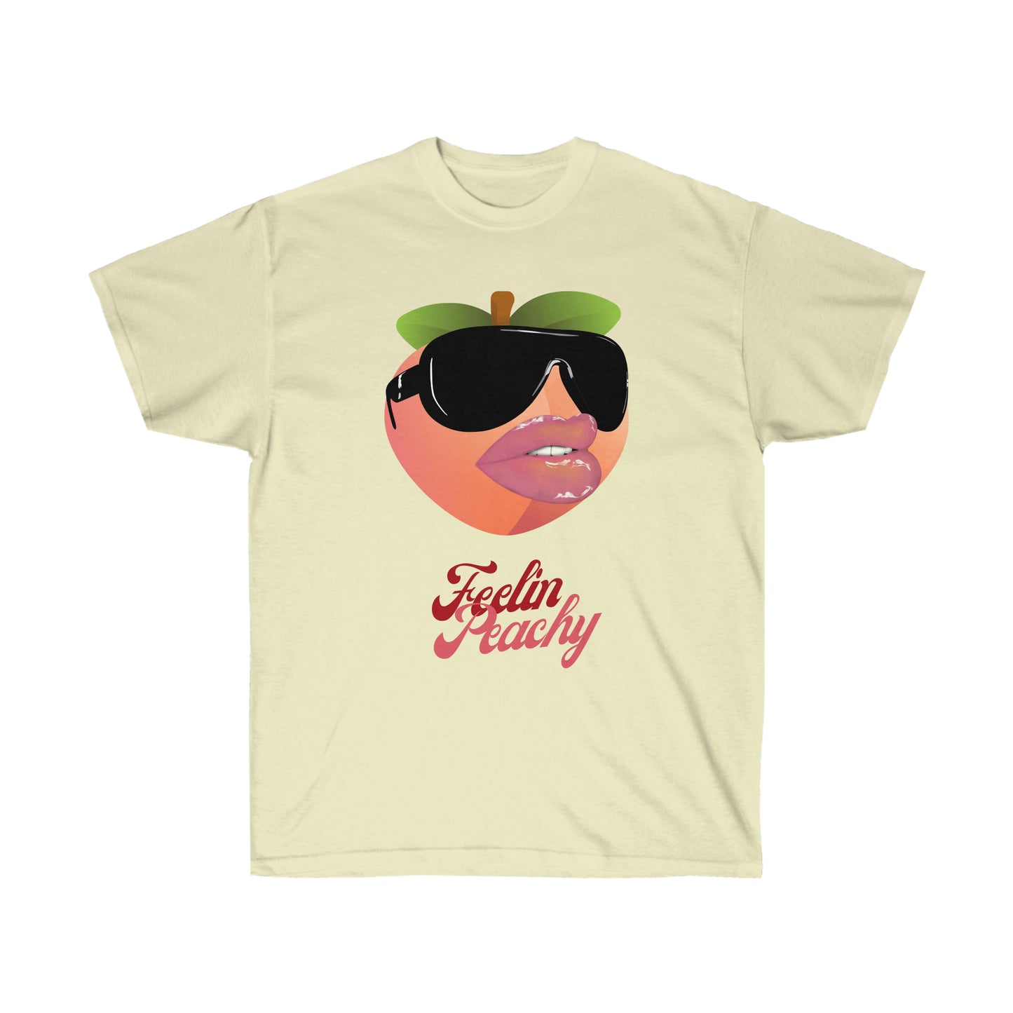 Copy of Unisex Ultra Cotton Tee, Feeling Peachy