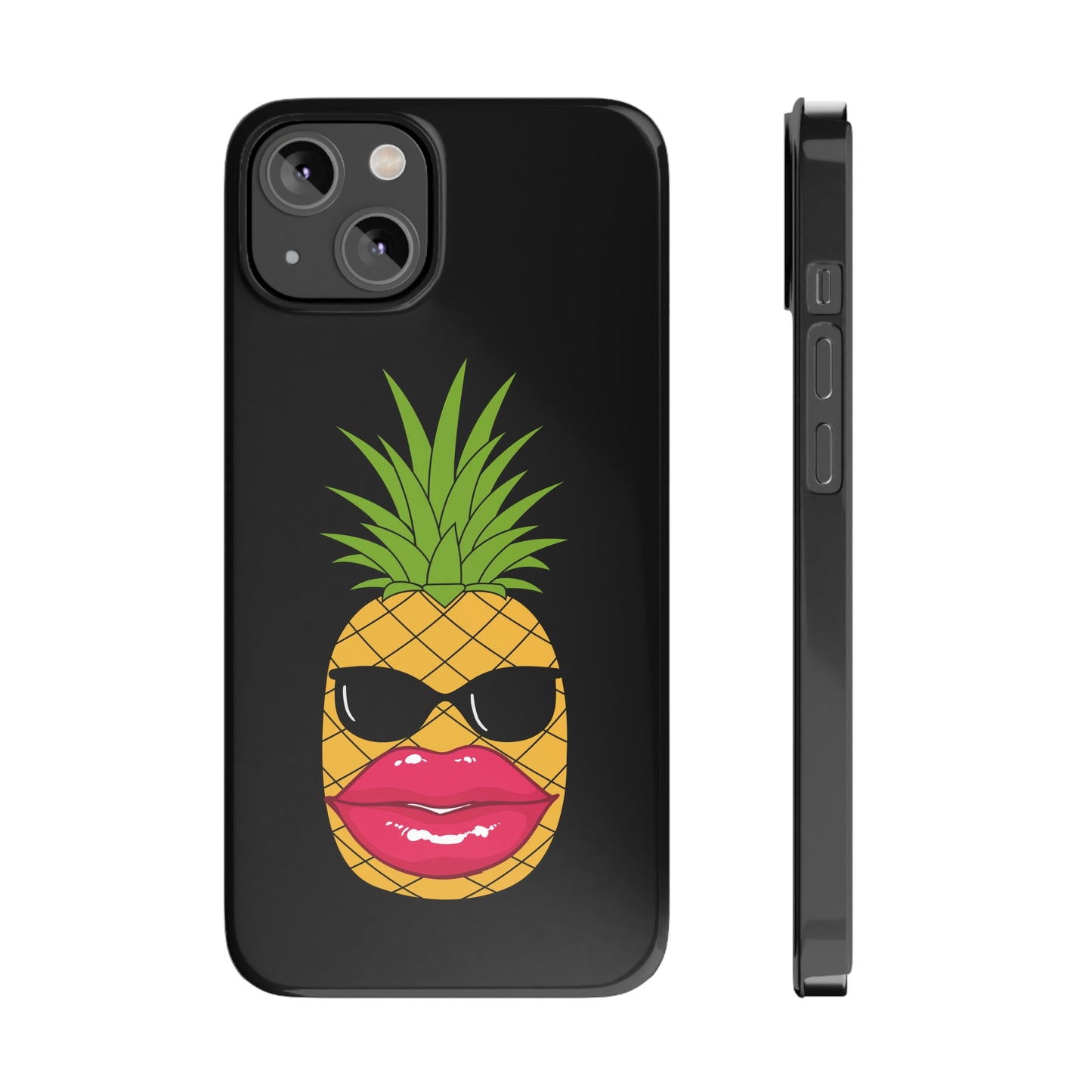 Slim Phone Cases, Case-Mate, Bougie Pineapple - Black