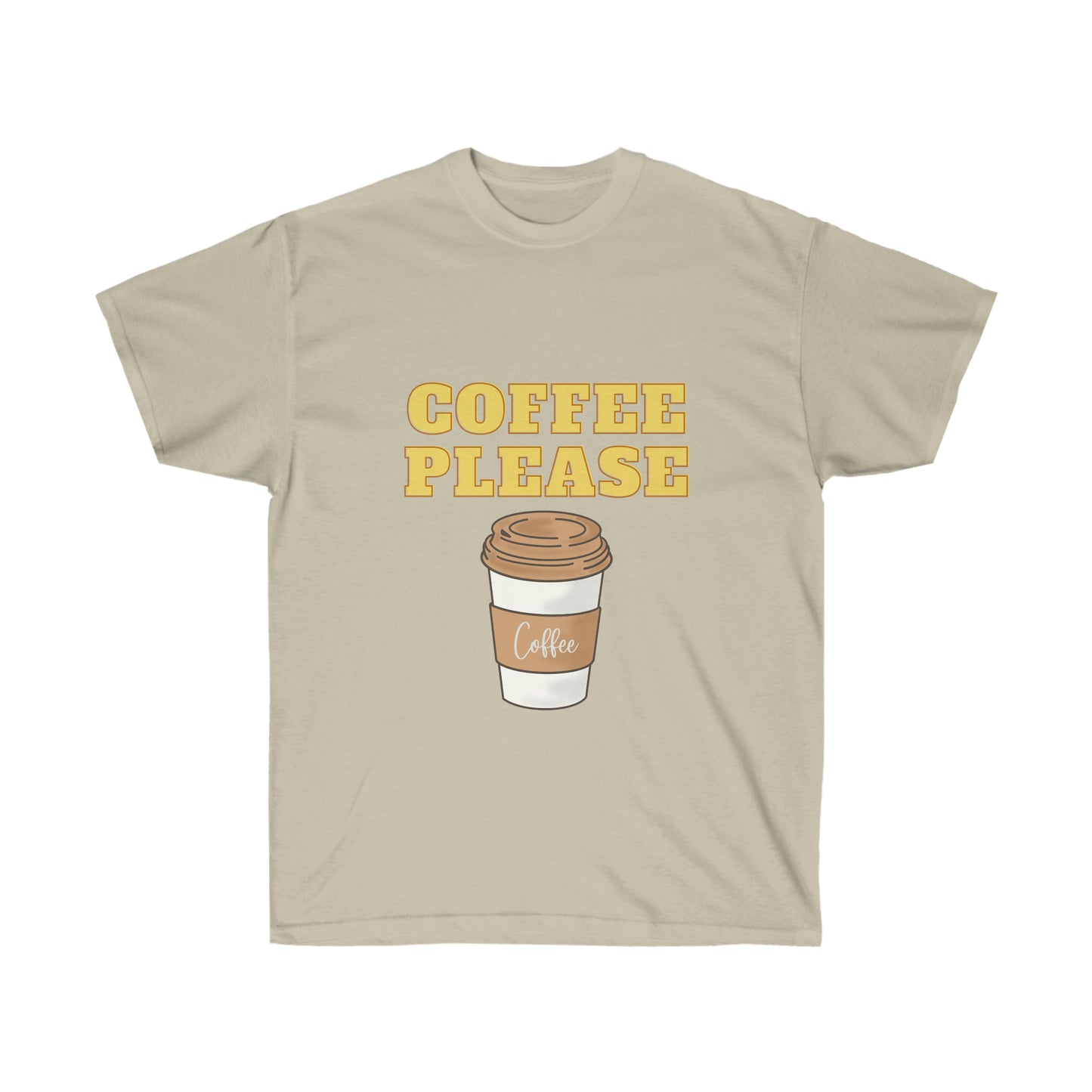 Unisex Ultra Cotton Tee - Coffee, Please