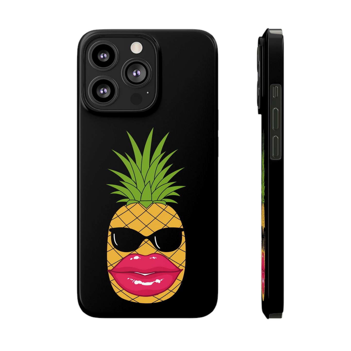 Slim Phone Cases, Case-Mate, Bougie Pineapple - Black