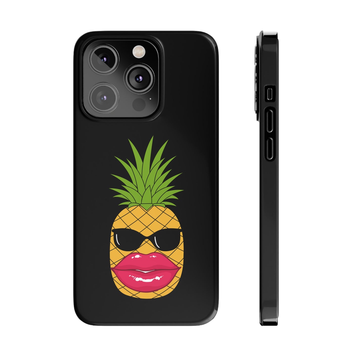 Slim Phone Cases, Case-Mate, Bougie Pineapple - Black