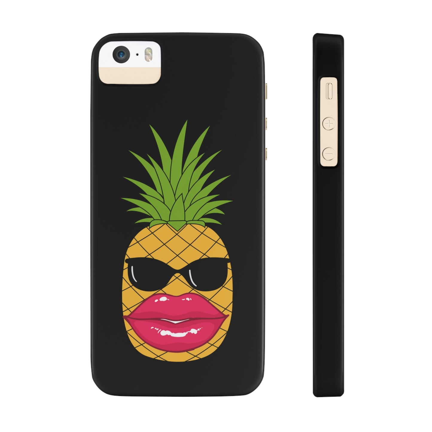 Slim Phone Cases, Case-Mate, Bougie Pineapple - Black
