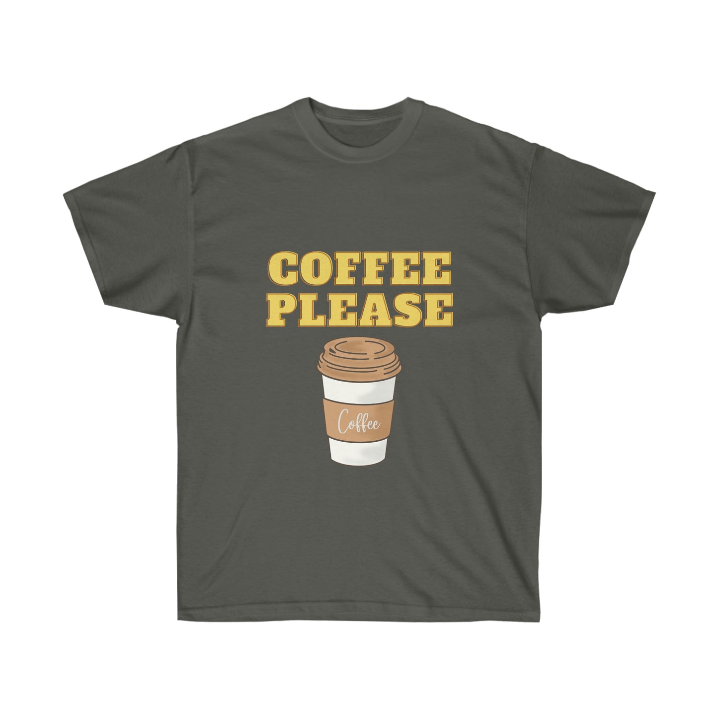 Unisex Ultra Cotton Tee - Coffee, Please