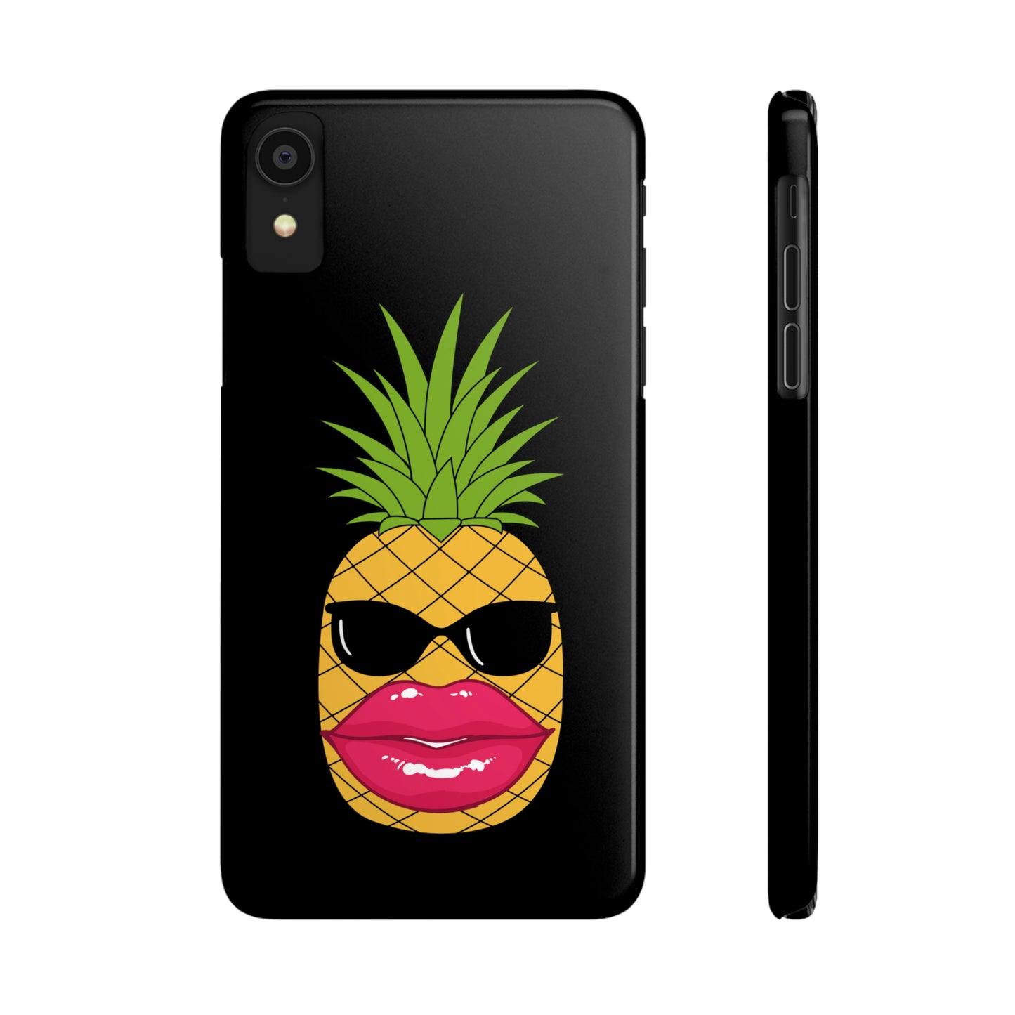Slim Phone Cases, Case-Mate, Bougie Pineapple - Black