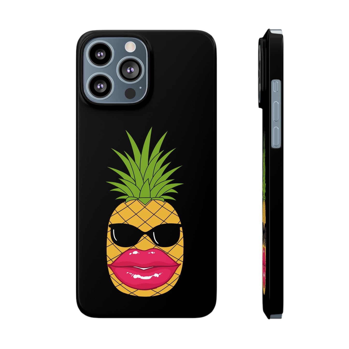 Slim Phone Cases, Case-Mate, Bougie Pineapple - Black