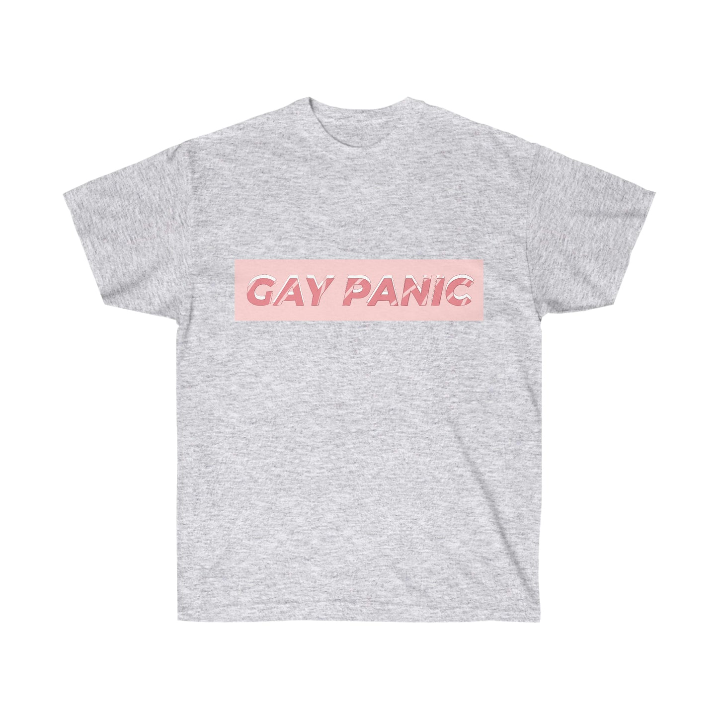 Unisex Ultra Cotton Tee Gay Panic Stripes