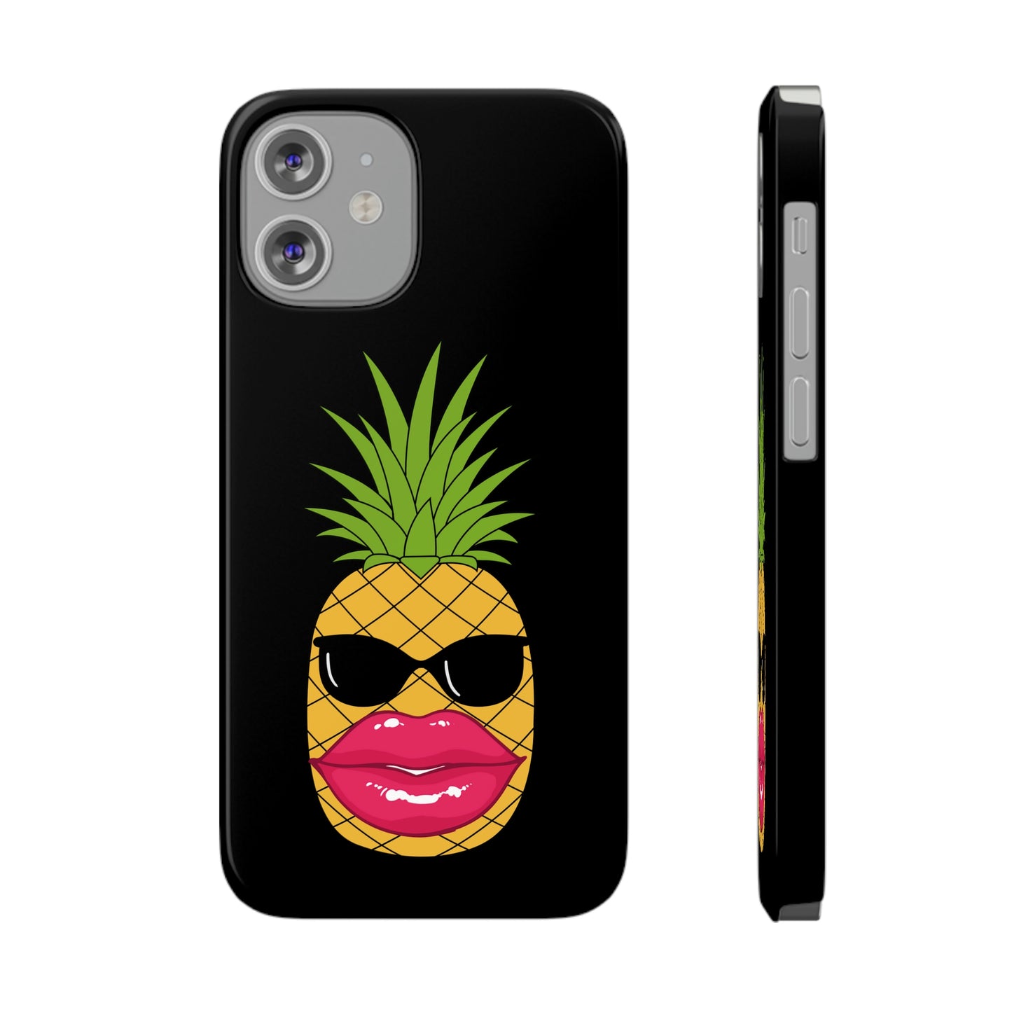 Slim Phone Cases, Case-Mate, Bougie Pineapple - Black