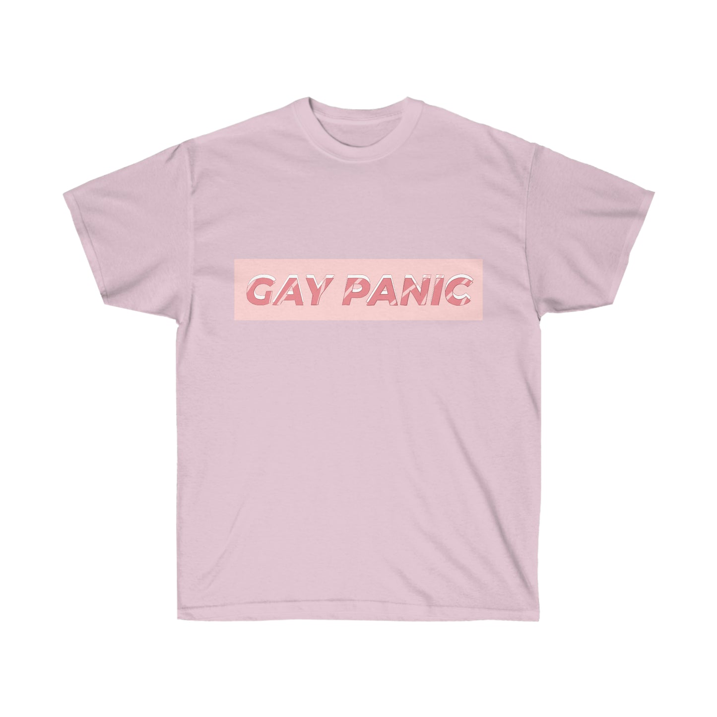 Unisex Ultra Cotton Tee Gay Panic Stripes