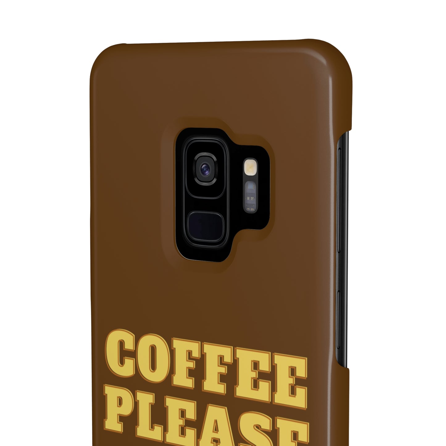 Slim Phone Cases, Case-Mate - Coffee, Please, Brown