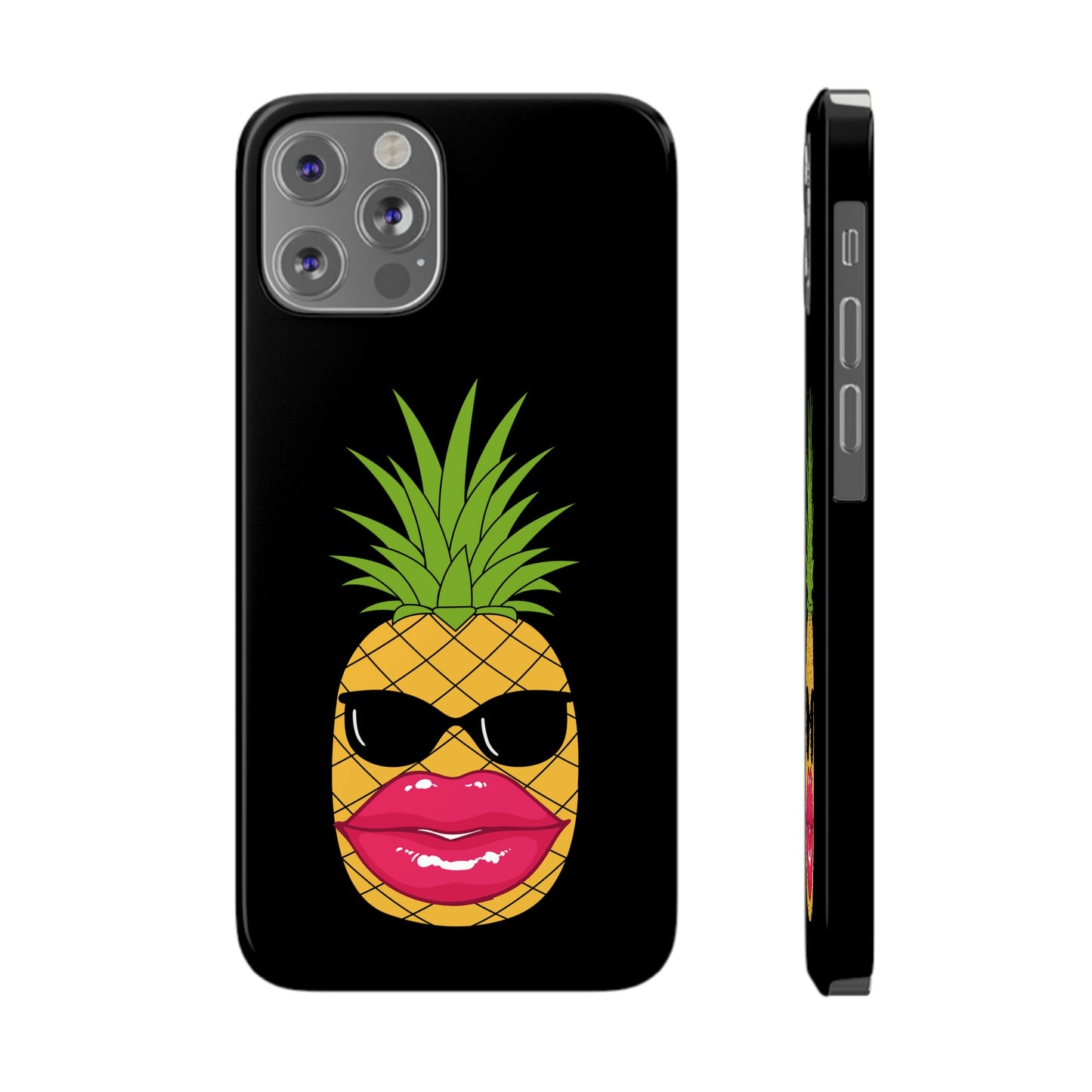Slim Phone Cases, Case-Mate, Bougie Pineapple - Black