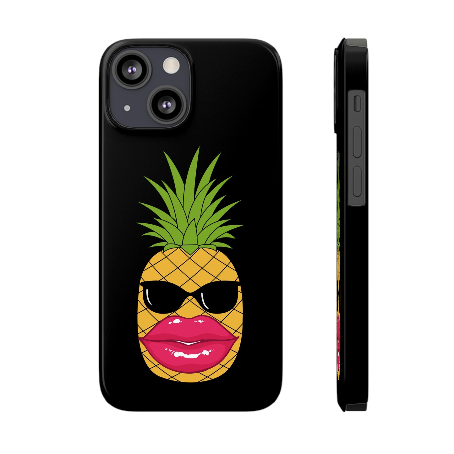 Slim Phone Cases, Case-Mate, Bougie Pineapple - Black