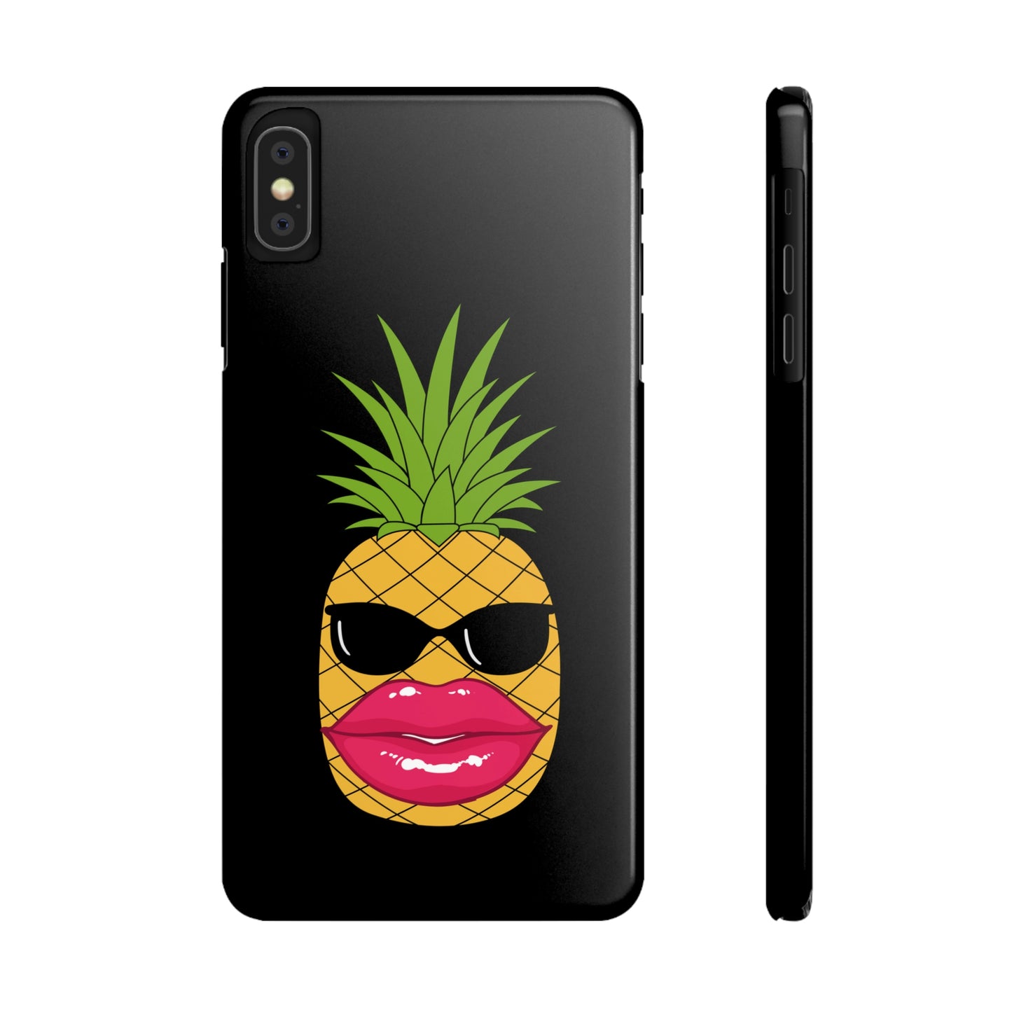 Slim Phone Cases, Case-Mate, Bougie Pineapple - Black
