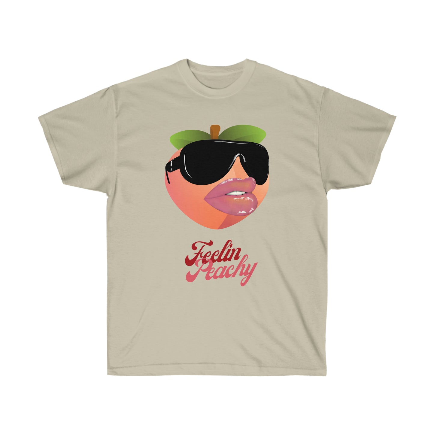 Copy of Unisex Ultra Cotton Tee, Feeling Peachy