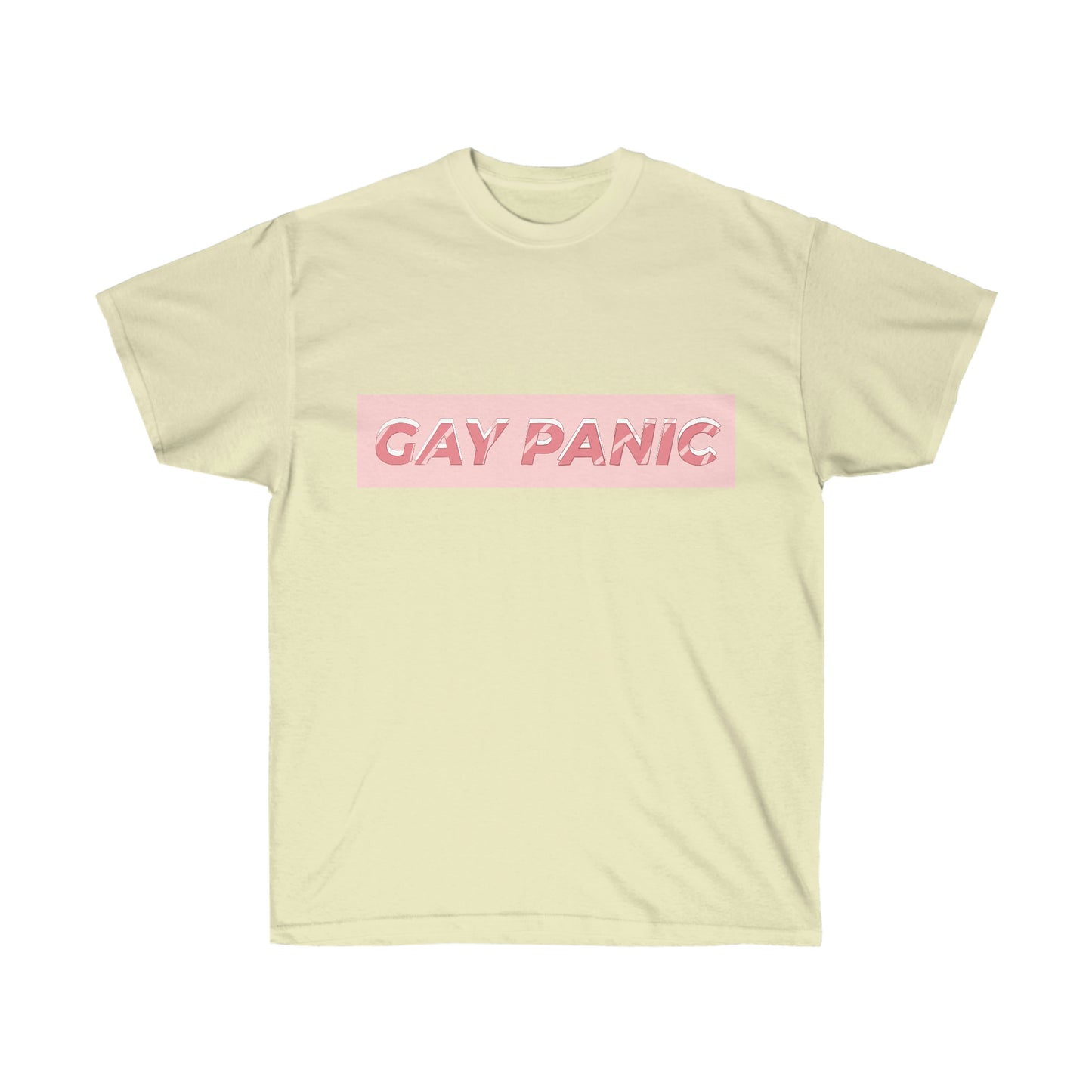 Unisex Ultra Cotton Tee Gay Panic Stripes