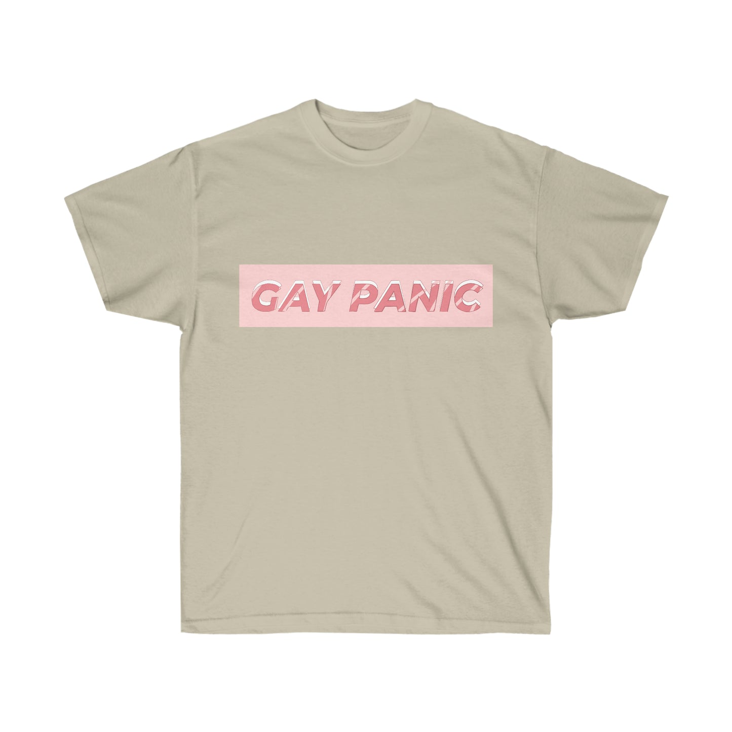 Unisex Ultra Cotton Tee Gay Panic Stripes