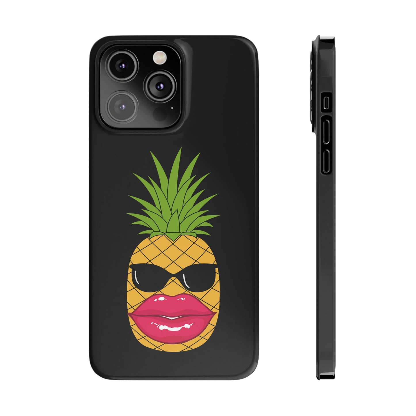 Slim Phone Cases, Case-Mate, Bougie Pineapple - Black