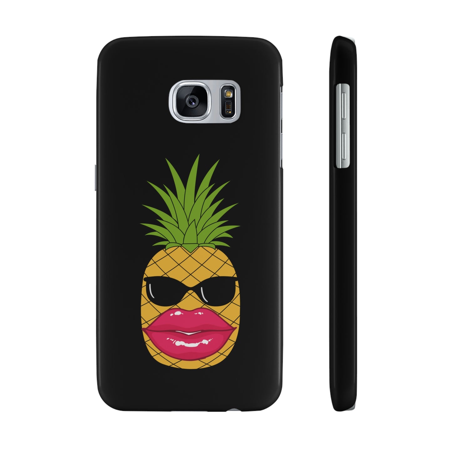 Slim Phone Cases, Case-Mate, Bougie Pineapple - Black