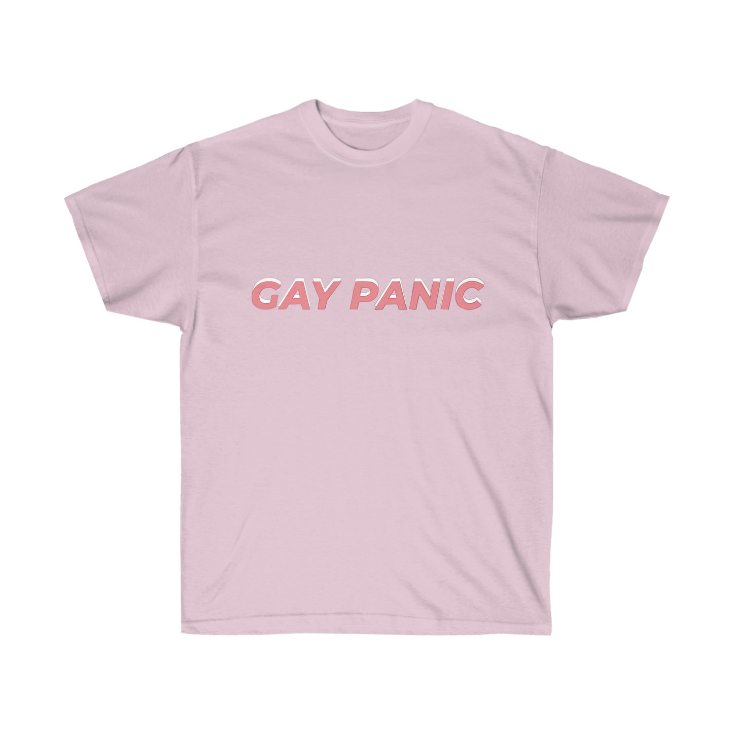 Unisex Ultra Cotton Tee Gay Panic Light