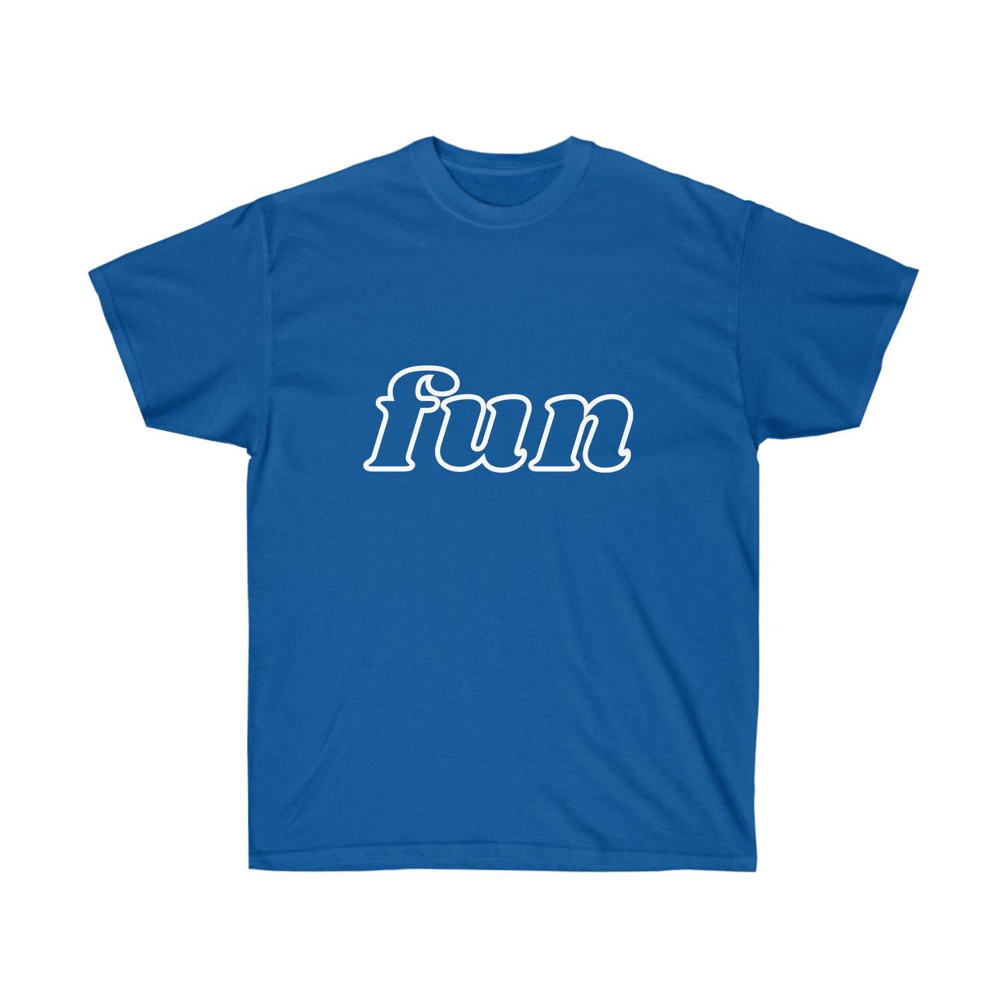 Unisex Ultra Cotton Tee fun - White Letters