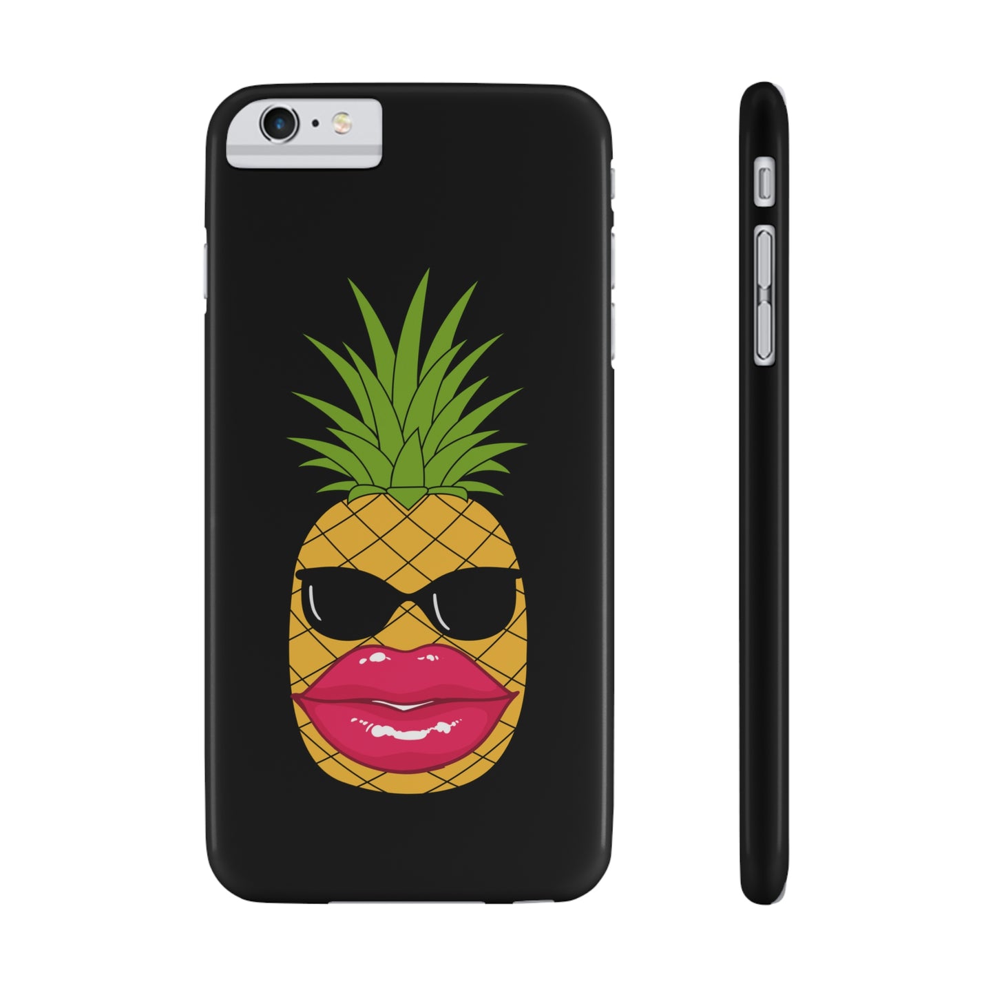 Slim Phone Cases, Case-Mate, Bougie Pineapple - Black