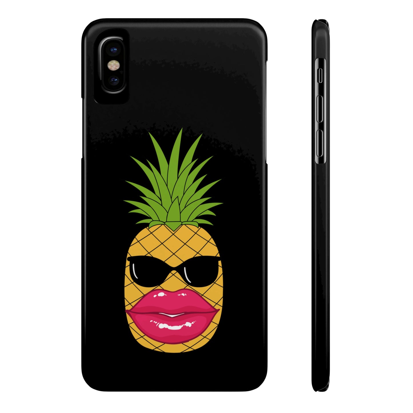 Slim Phone Cases, Case-Mate, Bougie Pineapple - Black