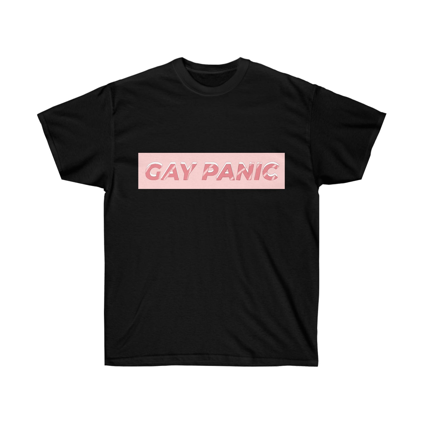 Unisex Ultra Cotton Tee Gay Panic Stripes