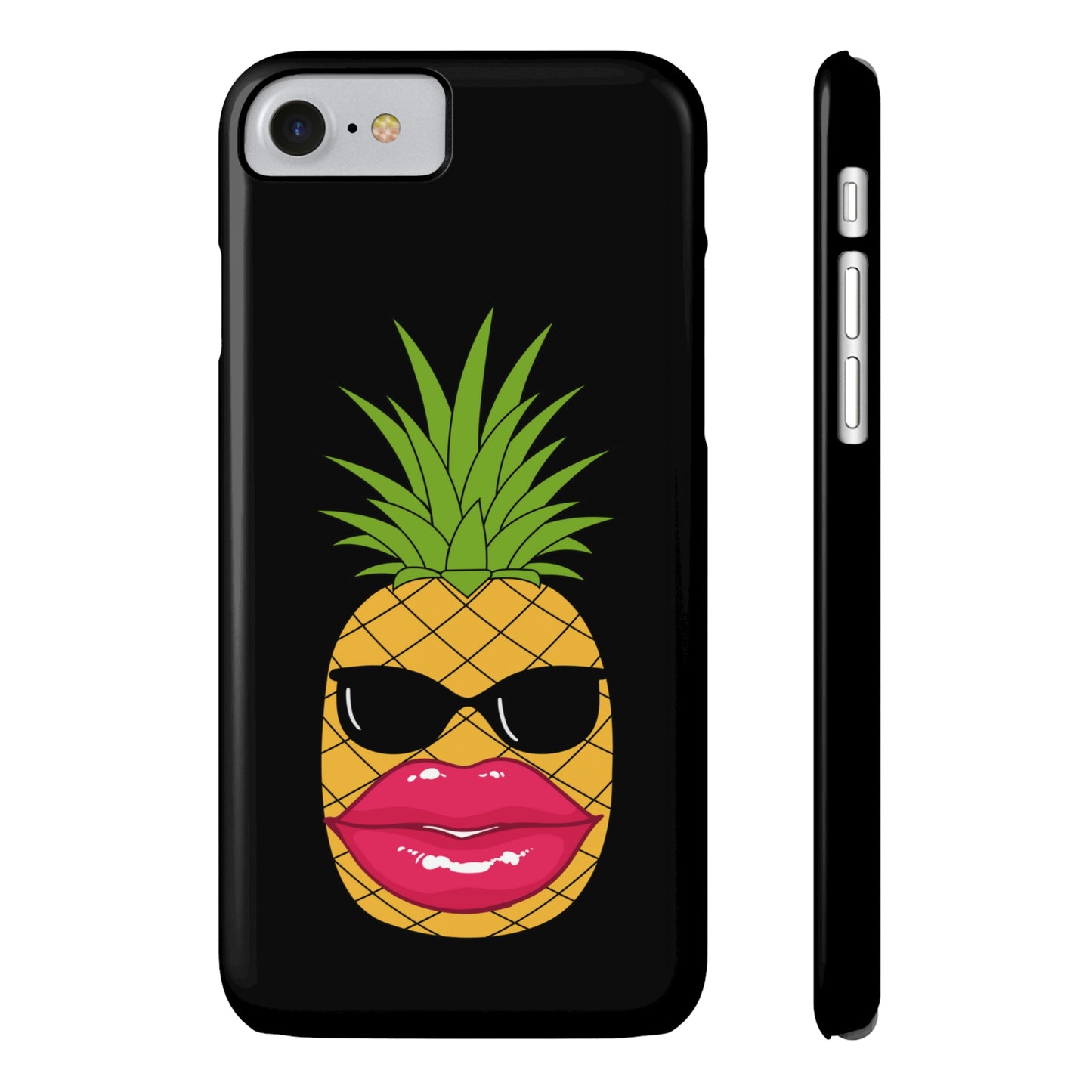 Slim Phone Cases, Case-Mate, Bougie Pineapple - Black