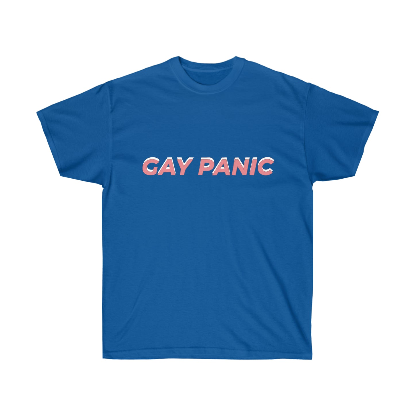 Unisex Ultra Cotton Tee Gay Panic Light