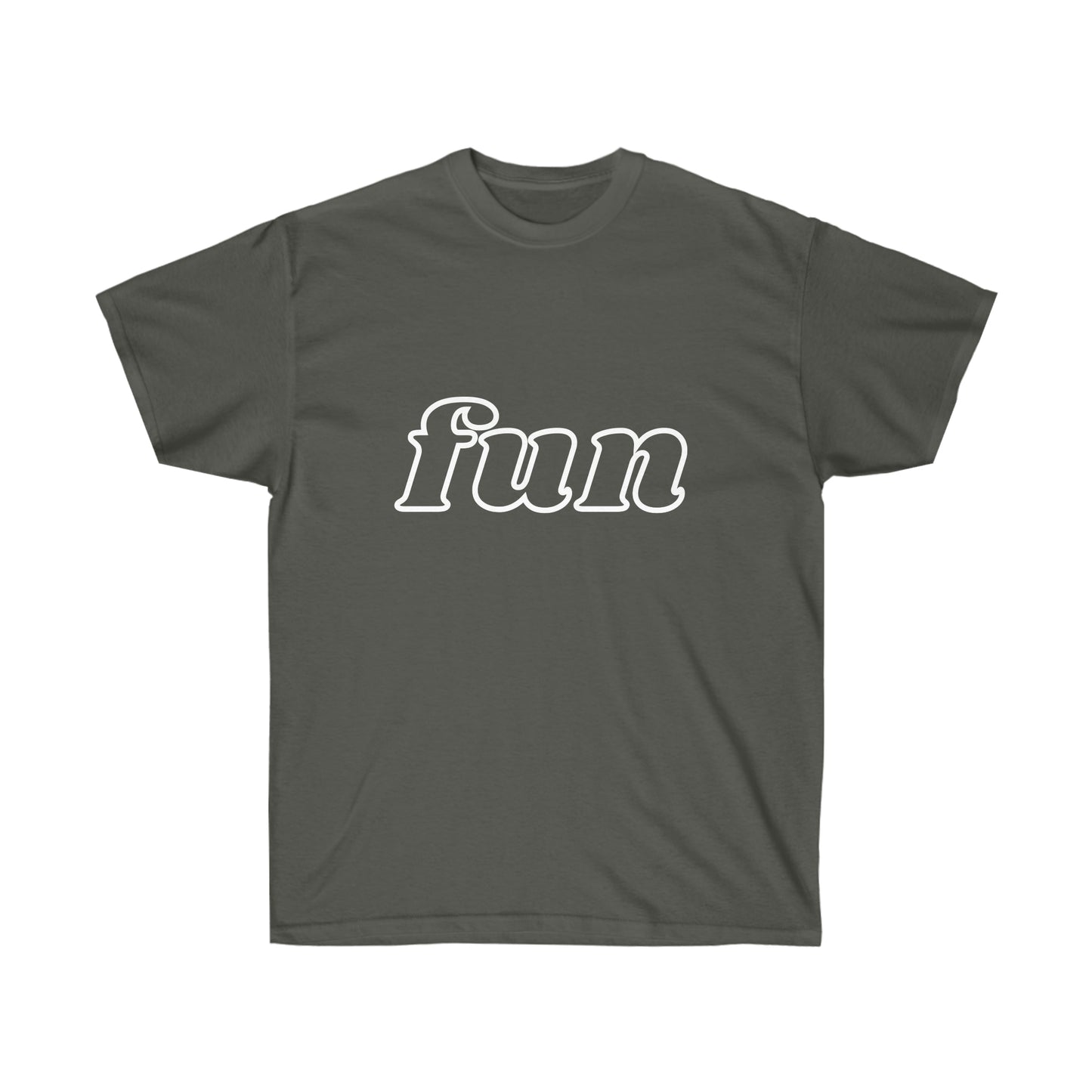 Unisex Ultra Cotton Tee fun - White Letters