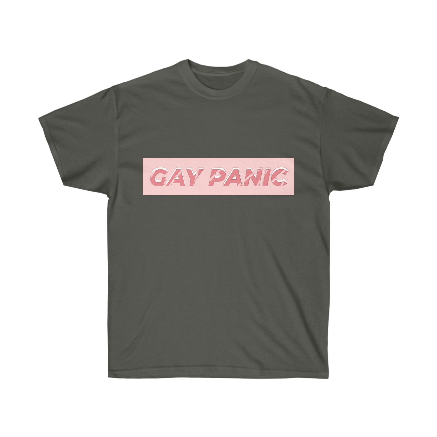 Unisex Ultra Cotton Tee Gay Panic Stripes