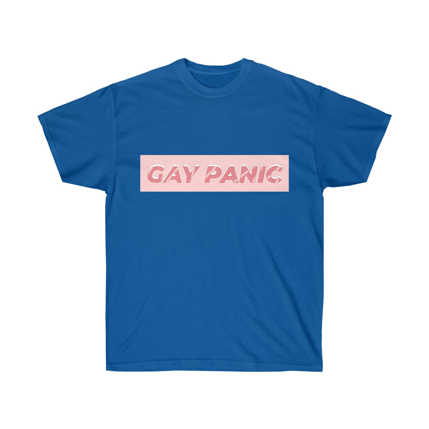 Unisex Ultra Cotton Tee Gay Panic Stripes