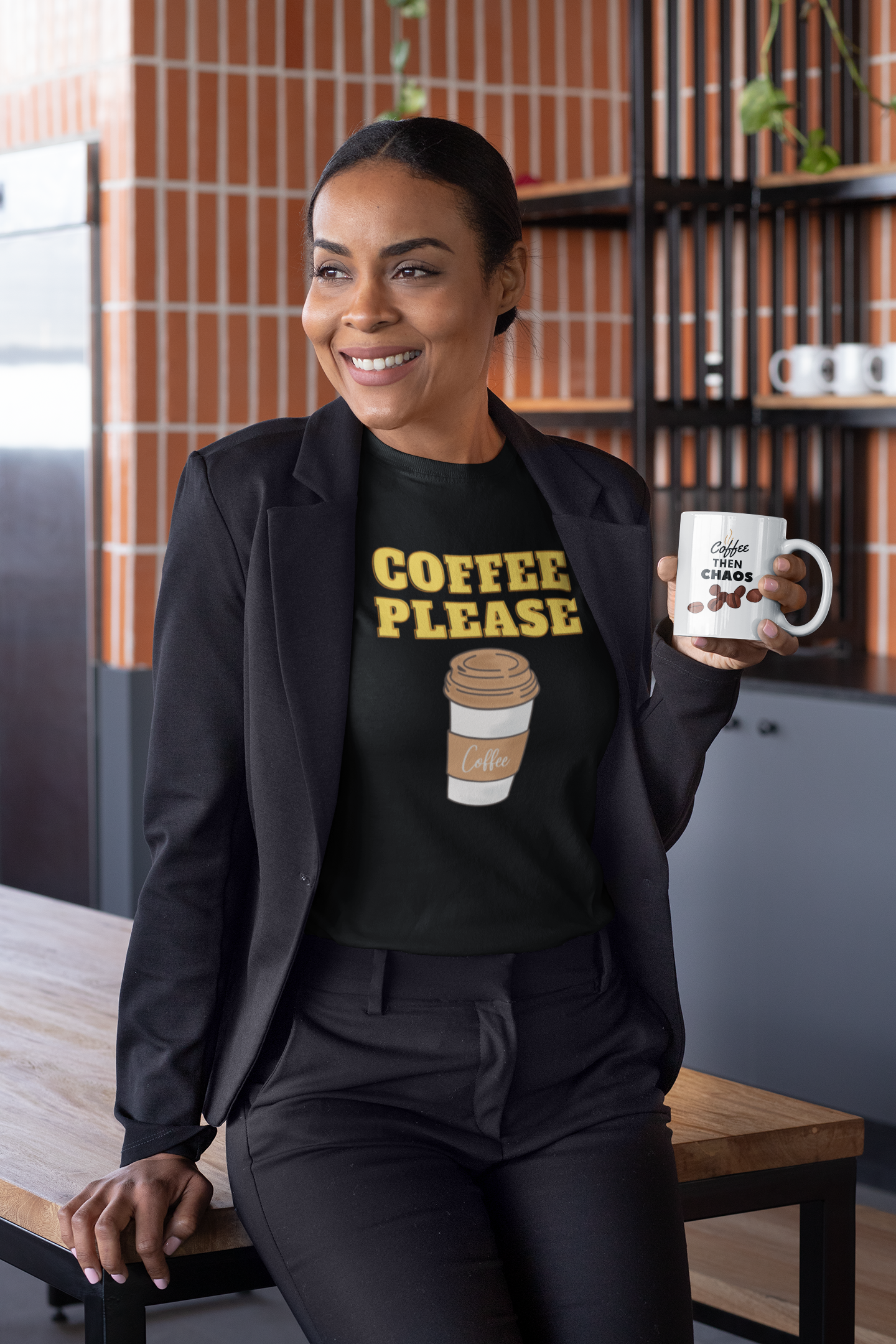 Unisex Ultra Cotton Tee - Coffee, Please
