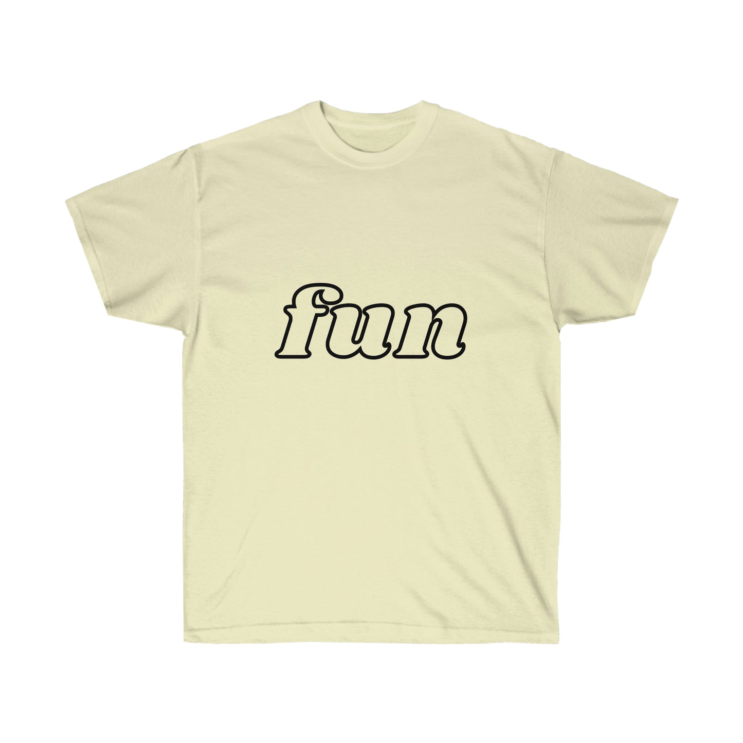 Unisex Ultra Cotton Tee fun - Black Letters