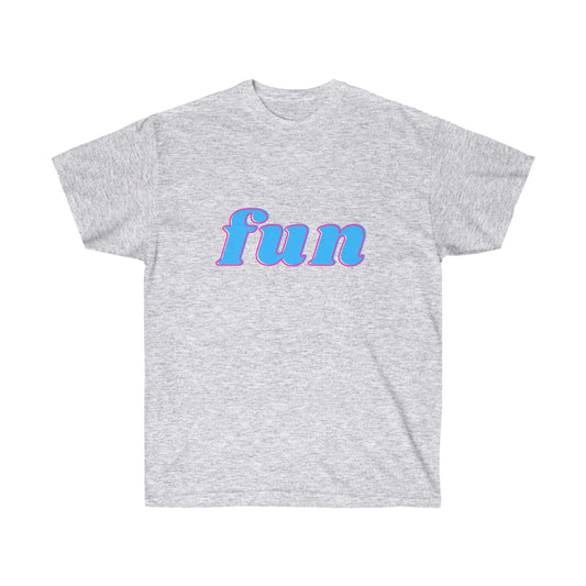 Unisex Ultra Cotton Tee fun - Blue and Pink