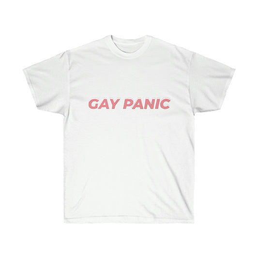 Unisex Ultra Cotton Tee Gay Panic Light