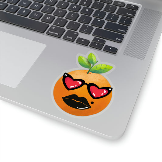 Kiss-Cut Stickers - Orange you glad to see me?, 10pcs